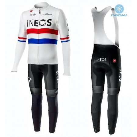 Completo Maglia ML + Pantaloncino con bretelle ML 2019 TEAM INEOS Winter Invernale N001 Completo Maglia ML + Pantaloncino con bretelle ML 2019 TEAM INEOS Winter Invernale N001